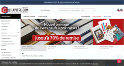 Desktop Screenshot of chapitre.com